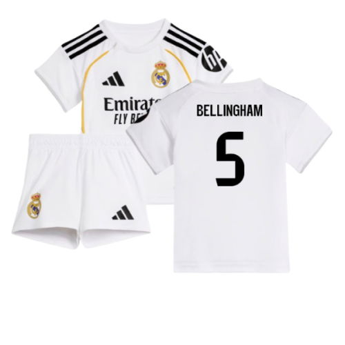 2025-2026 Real Madrid Home Baby Kit (Bellingham 5)