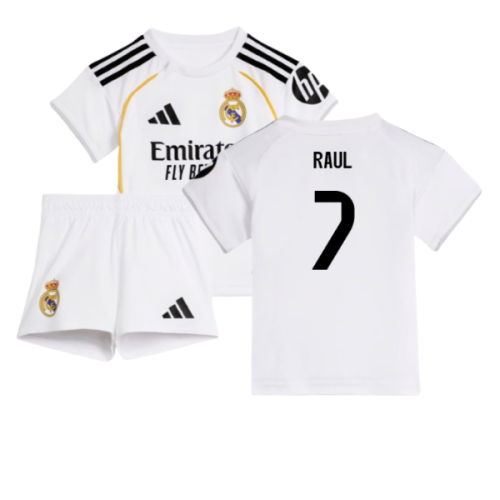 2025-2026 Real Madrid Home Baby Kit (Raul 7)