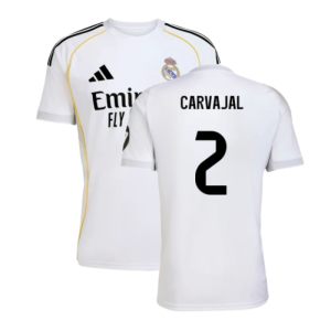 2025-2026 Real Madrid Home Shirt (Carvajal 2)