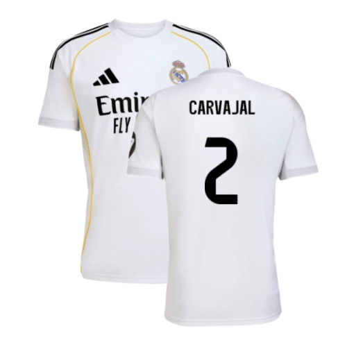 2025-2026 Real Madrid Home Shirt (Carvajal 2)