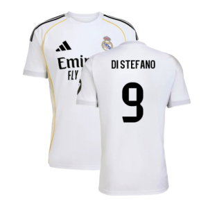 2025-2026 Real Madrid Home Shirt (Di Stefano 9)