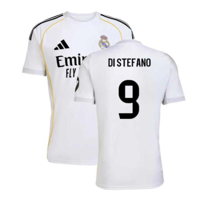 2025-2026 Real Madrid Home Shirt (Di Stefano 9)