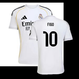 2025-2026 Real Madrid Home Shirt (Figo 10)