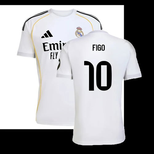 2025-2026 Real Madrid Home Shirt (Figo 10)