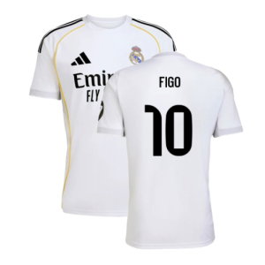 2025-2026 Real Madrid Home Shirt (Figo 10)