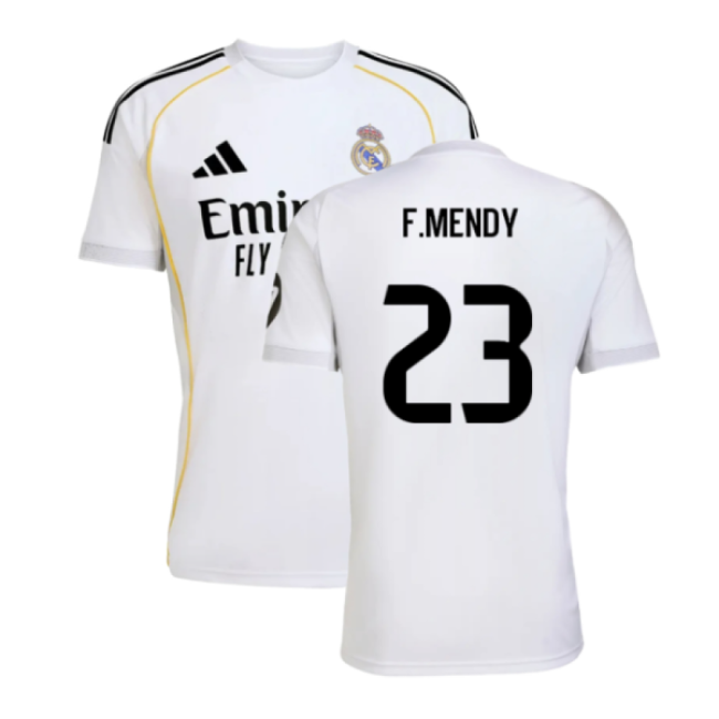 2025-2026 Real Madrid Home Shirt (F.Mendy 23)
