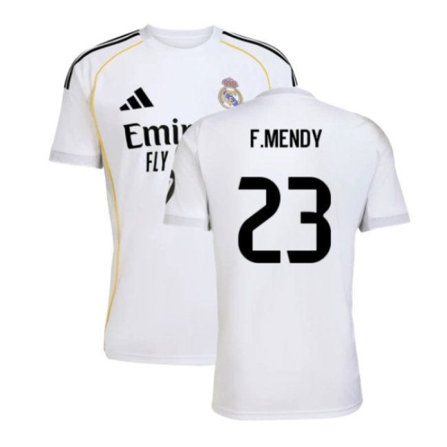 2025-2026 Real Madrid Home Shirt (F.Mendy 23)
