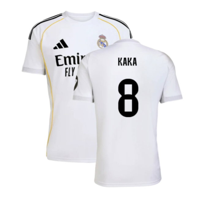 2025-2026 Real Madrid Home Shirt (Kaka 8)