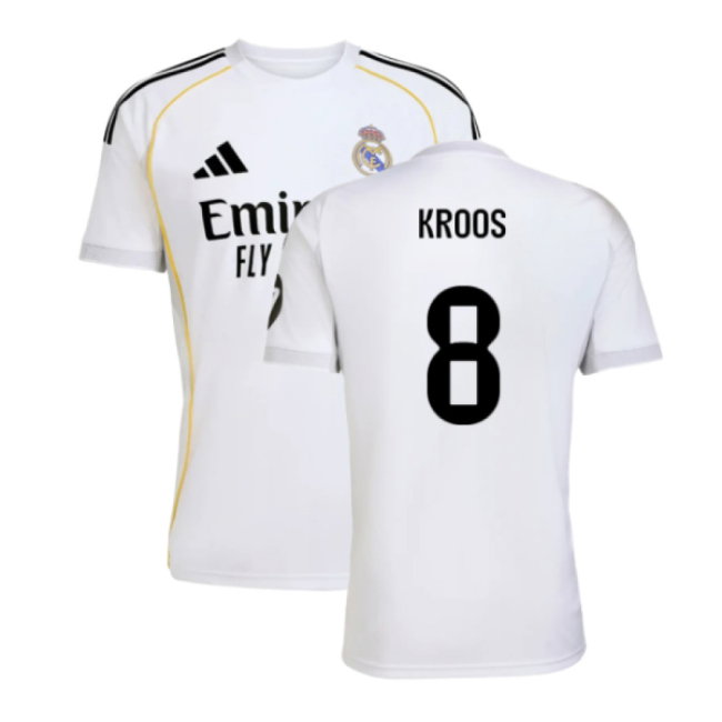 2025-2026 Real Madrid Home Shirt (Kroos 8)