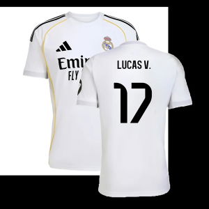 2025-2026 Real Madrid Home Shirt (Lucas V. 17)