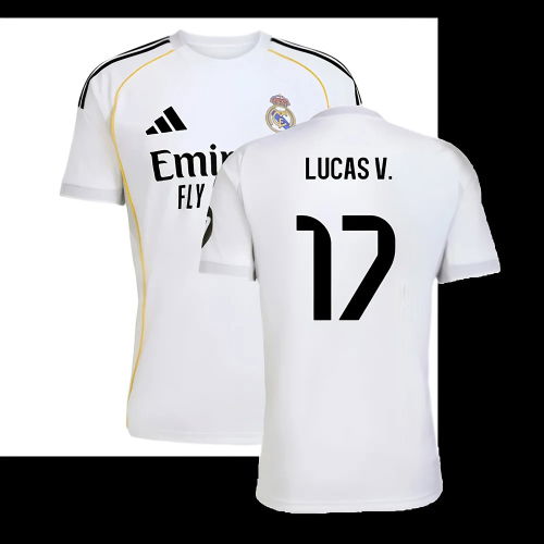 2025-2026 Real Madrid Home Shirt (Lucas V. 17)