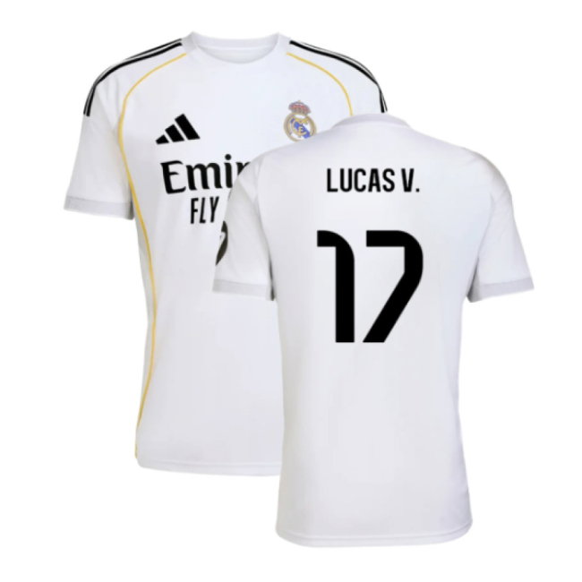 2025-2026 Real Madrid Home Shirt (Lucas V. 17)