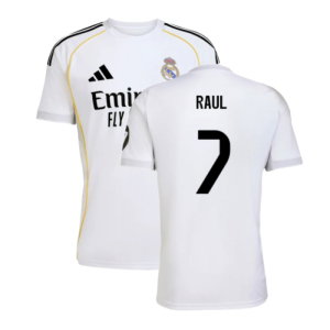 2025-2026 Real Madrid Home Shirt (Raul 7)