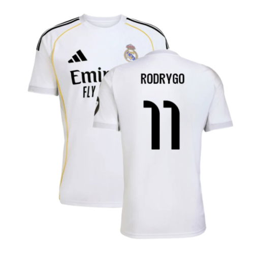 2025-2026 Real Madrid Home Shirt (Rodrygo 11)