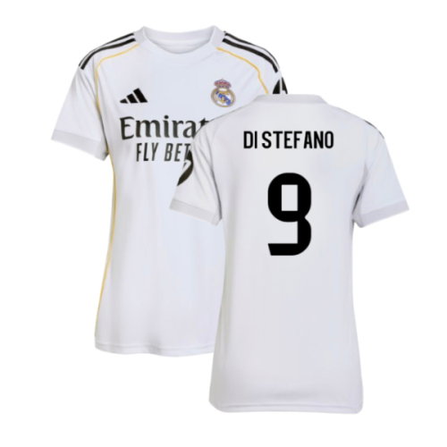 2025-2026 Real Madrid Home Shirt (Womens) (Di Stefano 9)