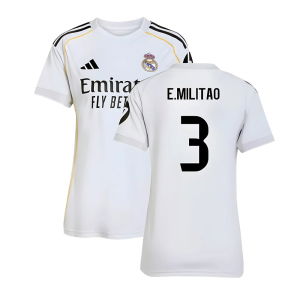 2025-2026 Real Madrid Home Shirt (Womens) (E.Militao 3)