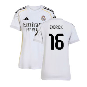 2025-2026 Real Madrid Home Shirt (Womens) (Endrick 16)