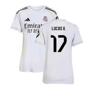 2025-2026 Real Madrid Home Shirt (Womens) (Lucas V. 17)