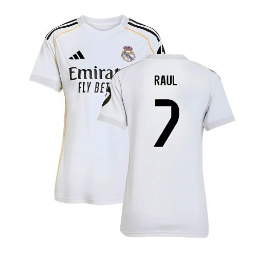 2025-2026 Real Madrid Home Shirt (Womens) (Raul 7)