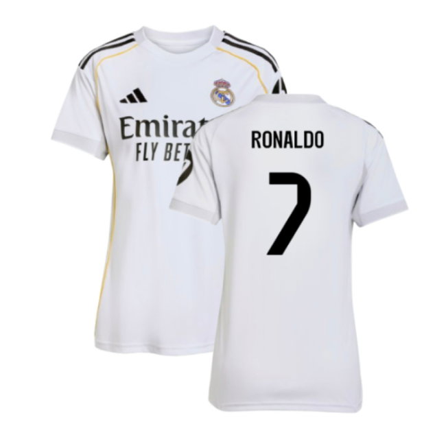 2025-2026 Real Madrid Home Shirt (Womens) (Ronaldo 7)