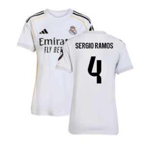 2025-2026 Real Madrid Home Shirt (Womens) (Sergio Ramos 4)