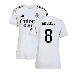 2025-2026 Real Madrid Home Shirt (Womens) (Valverde 8)