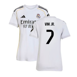 2025-2026 Real Madrid Home Shirt (Womens) (Vini Jr. 7)