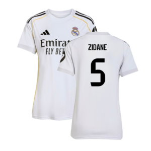 2025-2026 Real Madrid Home Shirt (Womens) (Zidane 5)