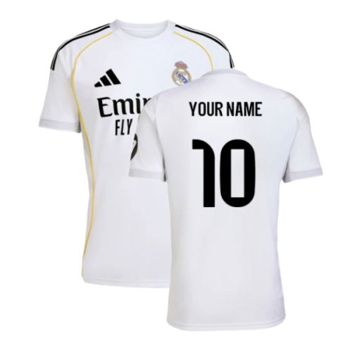 2025-2026 Real Madrid Home Shirt (Your Name)