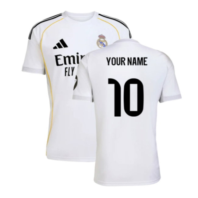 2025-2026 Real Madrid Home Shirt (Your Name)