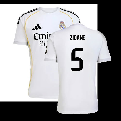 2025-2026 Real Madrid Home Shirt (Zidane 5)