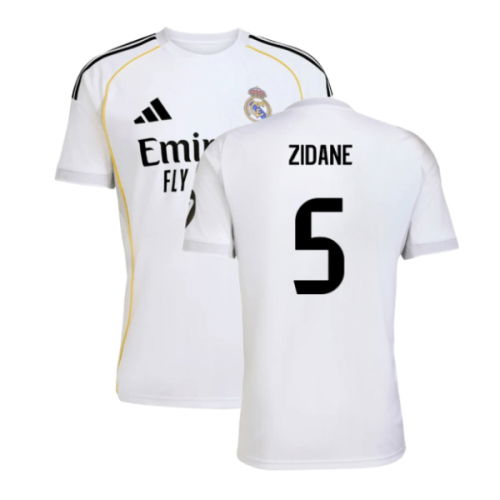 2025-2026 Real Madrid Home Shirt (Zidane 5)