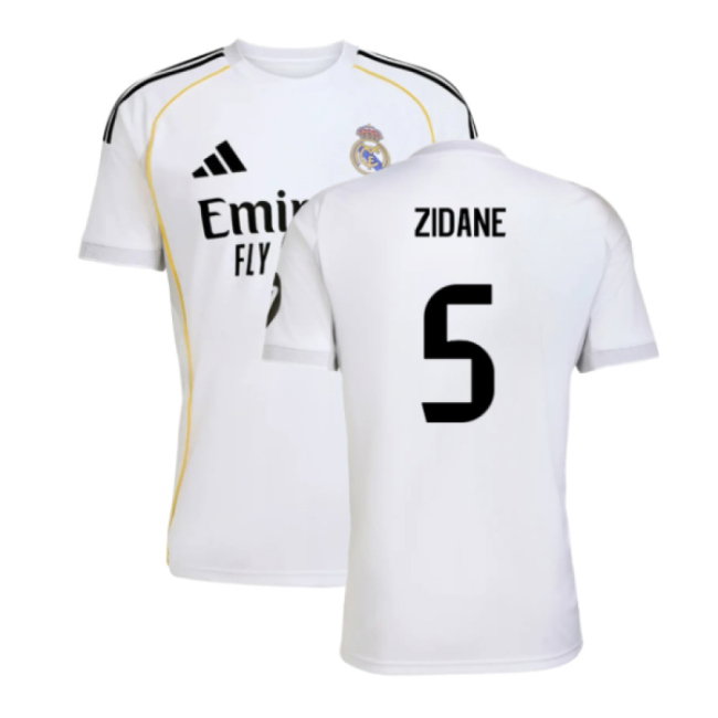 2025-2026 Real Madrid Home Shirt (Zidane 5)