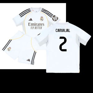 2025-2026 Real Madrid Home Youth Kit (Carvajal 2)