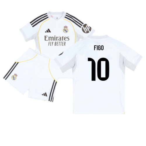 2025-2026 Real Madrid Home Youth Kit (Figo 10)