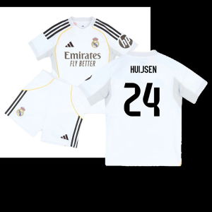 2025-2026 Real Madrid Home Youth Kit (Huijsen 24)