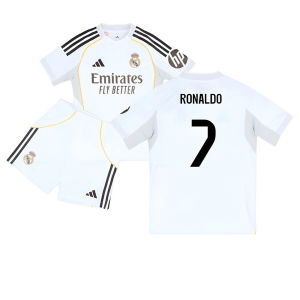 2025-2026 Real Madrid Home Youth Kit (Ronaldo 7)