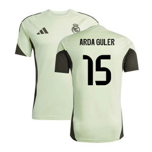 2025-2026 Real Madrid Training Jersey (Almost Lime) (Arda Guler 15)