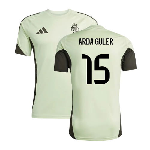 2025-2026 Real Madrid Training Jersey (Almost Lime) (Arda Guler 15)