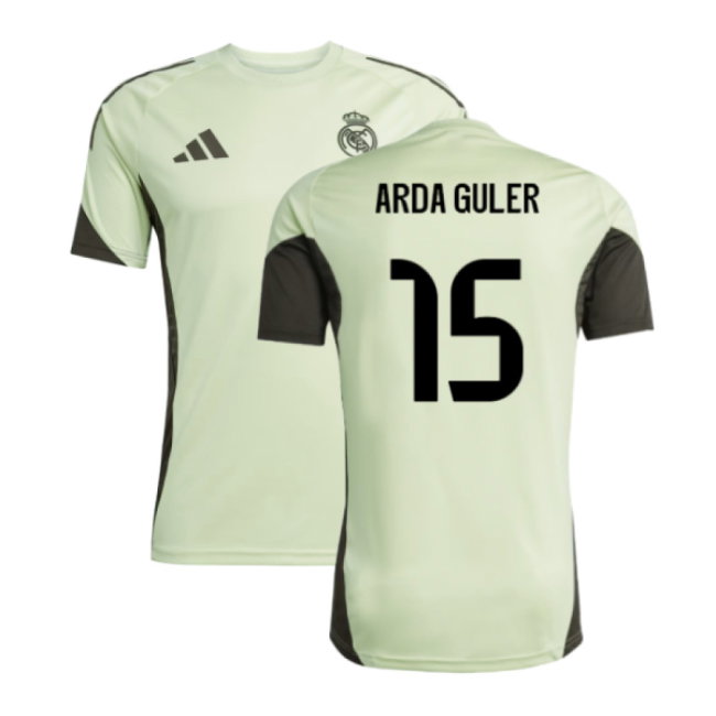 2025-2026 Real Madrid Training Jersey (Almost Lime) (Arda Guler 15)