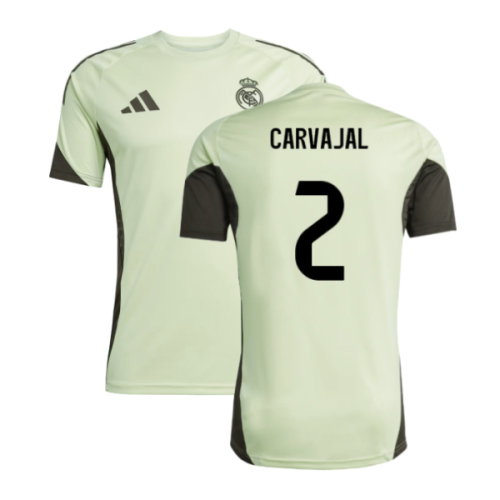 2025-2026 Real Madrid Training Jersey (Almost Lime) (Carvajal 2)