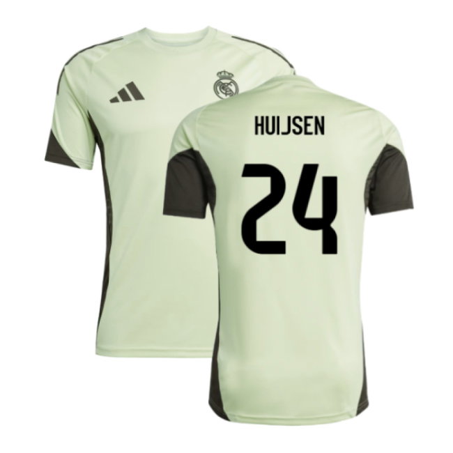 2025-2026 Real Madrid Training Jersey (Almost Lime) (Huijsen 24)