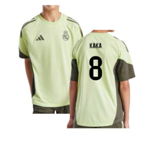 2025-2026 Real Madrid Training Jersey (Almost Lime) - Kids (Kaka 8)