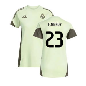 2025-2026 Real Madrid Training Jersey (Almost Lime) - Womens (F.Mendy 23)