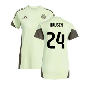 2025-2026 Real Madrid Training Jersey (Almost Lime) - Womens (Huijsen 24)
