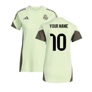 2025-2026 Real Madrid Training Jersey (Almost Lime) - Womens