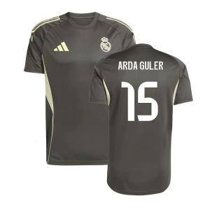 2025-2026 Real Madrid Training Jersey (Utility Grey) (Arda Guler 15)