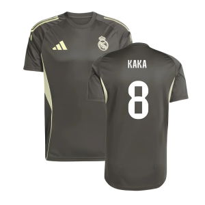 2025-2026 Real Madrid Training Jersey (Utility Grey) (Kaka 8)