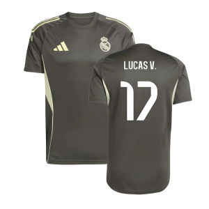 2025-2026 Real Madrid Training Jersey (Utility Grey) (Lucas V. 17)