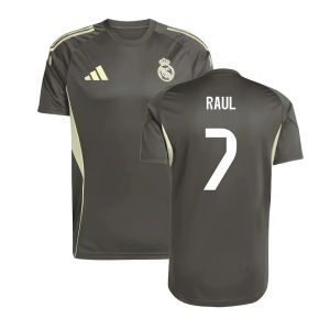 2025-2026 Real Madrid Training Jersey (Utility Grey) (Raul 7)